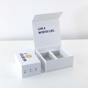 Wholesale Custom Printed Handmade Luxury Rigid Paper Cardboard Black Simple <b>Empty</b> Magnetic Closure <b>Gift</b> <b>Box</b> - Product Image 1