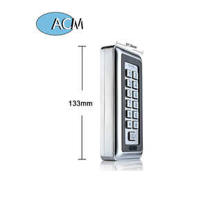 야외 보안 독립형 IP68 방수 금속 키패드 125khz <span class=keywords><strong>RFID</strong></span> 카드 출입 통제 리더기 - Product Image 4
