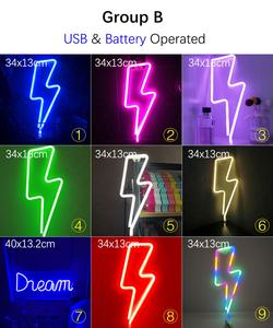 LED音符ネオンライト カスタム壁掛けネオンサインライト USB/電池式 誕生日ギフト ウォールアート LEDネオンナイトライト - Product Image 3