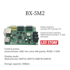 Trong nhà và ngoài trời đồng bộ BX-5M2 LED hiển thị đồ họa và văn bản điều khiển - Product Image 2