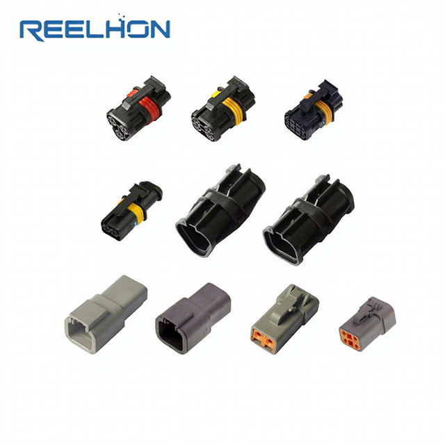 TP04-2P DTP06-2S DTP04-4P DTP06-4S DTP Series DJ7048A-1.5-11 2/3/4/6 Pin Electrical Terminals Waterproof Car Connector