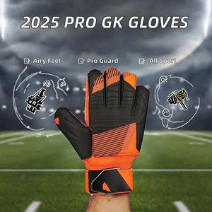 Guantes de Portero de Fútbol Profesionales ST 2025, Transpirables, Material PU, Látex, Tejido de Nailon, Cierre de Gancho y Bucle, Unisex, para Exteriores - Product Image 2