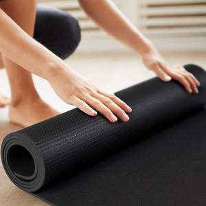 Tapis d'exercice en PVC absorbant les chocs, robuste et durable, avec technique de mousse pour entraînement de saut à la corde, yoga et utilisation en salle de sport - Product Image 4