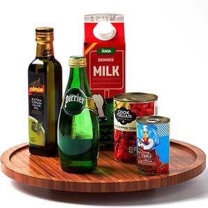 Custom Acacia <strong>Lazy</strong> Suan,Acacia Wooden Round Rotating Organizer Tray,<strong>Lazy</strong> <strong>Susan</strong> Turntable <strong>for</strong> Cabinet,<strong>Wood</strong> Tray,<strong>Wood</strong> Spice Rack - Product Image 2