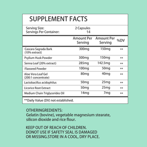 Cápsulas de Limpieza de Colon de Alta Calidad para 14 Días con Carbohidratos Totales que Ayudan a Promover un Movimiento Intestinal Saludable y la Salud Digestiva - Product Image 6