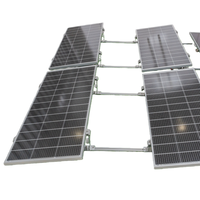 Support de montage de panneau solaire en aluminium, structure modulaire, système de montage de panneau solaire avec lest pour toit plat