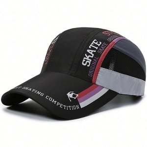 Novedad 2024 al por mayor: Gorras de béisbol, golf y running de nailon Oxford transpirables y de secado rápido, con diseño de letras, de 6 paneles. - Product Image 3