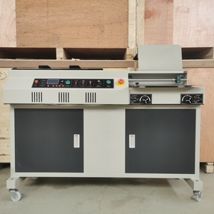 Equipo de pegado de papel eléctrico de gran capacidad A3, máquina de Encuadernación perfecta completamente automática de 450mm, categoría de producto, recortadora de papel - Product Image 3