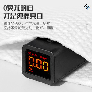 เลียนฮัวหยินผ้าเช็ดหน้าแบบใช้แล้วทิ้ง 20x18 ซม. ผ้าฝ้ายแท้หนาพิเศษ ใช้ได้ทั้งแบบแห้งและเปียก ผ้าเช็ดทำความสะอาดผิวหน้า 80 แผ่น 1 ชั้น - Product Image 5