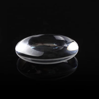 Lente Convexa Doble de Diámetro Personalizado de 25,4 mm, Lente Convexa Esférica con Revestimiento AR de Vidrio Óptico para Proyectores y Equipos Ópticos