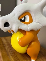 Statue Pokémon Cubone 30 cm, figurine en fibre de verre/résine peinte à la main, modèle de personnage pour exposition et cadeau
