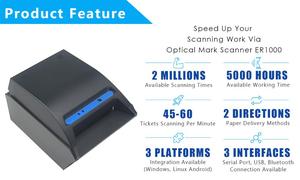 เครื่องอ่านบัตรลอตเตอรีแบบออปติคอล OMR 82.5 มม. พร้อม SDK สำหรับร้านลอตเตอรีในพื้นที่ - Product Image 4