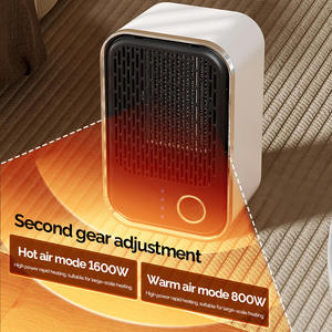 Nouveau radiateur de bureau 1600W haute puissance, télécommandé, à chauffage rapide, portable, souffleur d'air chaud silencieux, ventilateur chauffant pour la maison et le bureau, économie d'énergie - Product Image 5