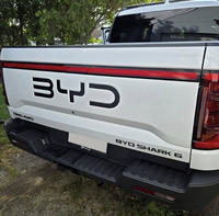 Emblème avant et arrière pour BYD Shark 6 Pickup Black Warrior, autocollant de logo de voiture, accessoires de style extérieur, pièces pour véhicules électriques