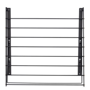 Oferta Especial: Tendedero de Acero Inoxidable de Una Sola Capa Montado en Pared para Baño y Sala de Estar, Ajustable y Plegable para Platos y Ropa - Product Image 3
