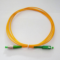 Haute qualité Simplex 3.0mm FC à SC cordon de raccordement à fibres optiques fils de câble de gaine en PVC câbles et assemblages de câbles