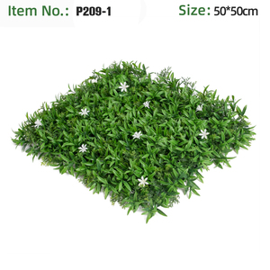 Panneau mural de verdure artificielle 50x50cm en gros, haie de buis verticale pour projets d'aménagement paysager d'hôtels et centres commerciaux, OEM - Product Image 3