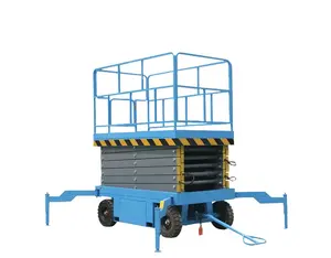 6m Hydraulic Mobile Lifting Table Mobile Electric Lift Ladder Platform Lift For Home