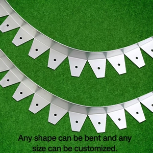 Borde de cama de jardín de acero cortado con láser flexible personalizado, borde de paisaje de jardín flexible para macizos de flores, fabricación de chapa metálica - Product Image 2