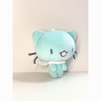 Pendentif en peluche chat ange vert menthe de 10 cm, mignon, série Guérison, porte-clés pour sac à dos, cadeau