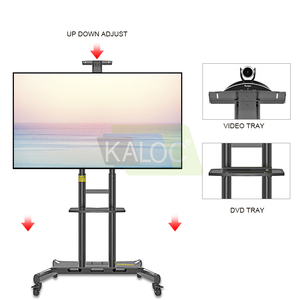 Kaloc 181 Tv Carts Tv portátil sobre <span class=keywords><strong>ruedas</strong></span> Mesa <span class=keywords><strong>de</strong></span> <span class=keywords><strong>televisión</strong></span> <span class=keywords><strong>con</strong></span> base giratoria Publicidad Soporte <span class=keywords><strong>de</strong></span> TV <span class=keywords><strong>de</strong></span> gama alta - Product Image 2