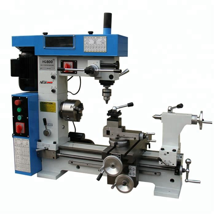 HQ800 combined mini metal lathe machine good quality