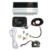 ACTECmax 12V 24V 48V AC Split untuk Parkir. AC.161.132 2500W 500m3/jam Truk Van Mini Bus Off-Grid Aliran Udara Dalam Ruangan R134a