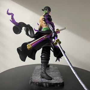หุ่นอะนิเมะ <span class=keywords><strong>Zoro</strong></span> 24cm, หุ่นตัวการ์ตูน<span class=keywords><strong>1</strong></span>ชิ้นของสะสม PVC ของขวัญของเล่นตกแต่ง - Product Image 4