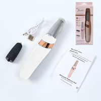 Kit de pédicure portable, lime à pieds électrique, appareil électrique rechargeable pour éliminer les callosités des pieds