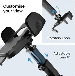 Universal Mobile <b>Car</b> Holder Suction Cup for Dashboard Windshield Black One Touch Key Clip Phone Holder - Product Image 2