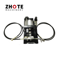 Pompe de surpression gaz-liquide à commande pneumatique, pompe haute pression personnalisée pour la pressurisation d'huile, d'eau et de liquides à haute température