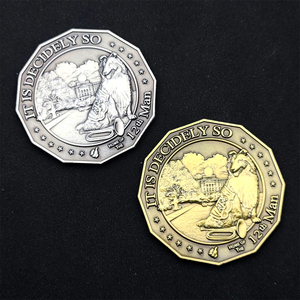 Bán buôn tùy chỉnh cổ Nickel 3D Kẽm hợp kim kim loại thách thức đồng xu - Product Image 6