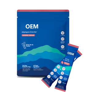 Mezcla para Beber de Ashwagandha con Vitamina D3, Magnesio y L-Teanina para el Alivio del Estrés, Apoya el Equilibrio del Cortisol y el Estado de Ánimo - Product Image 1