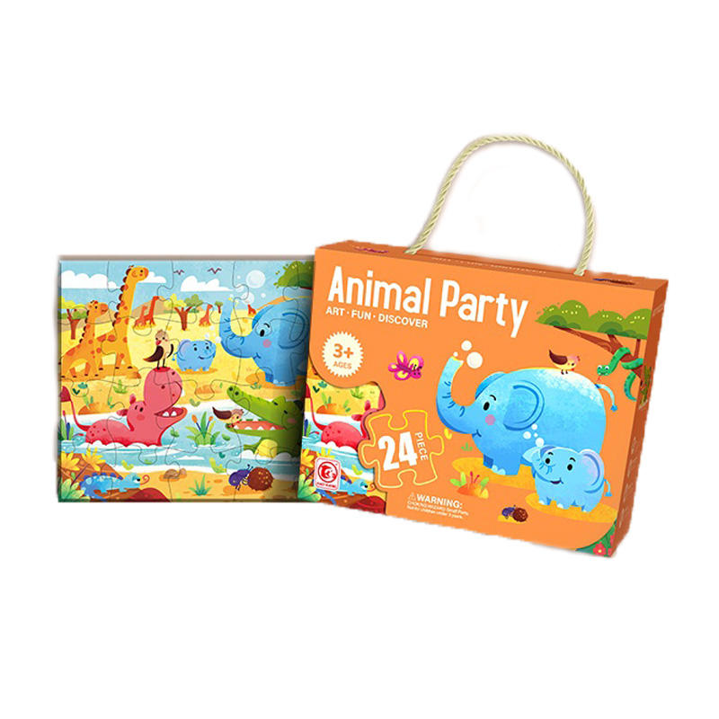 2022 Animal Art Jigsaw Puzzle Set for Kids Fun Learning