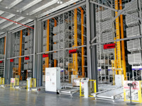 Sistema Inteligente de Almacenamiento y Recuperación Automatizado (AS/RS) de Fábrica China, Equipo de Almacenamiento Digital Inteligente de Acero con Shuttle de 4 Vías