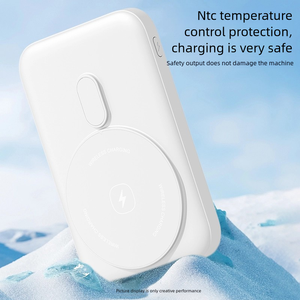 พาวเวอร์แบงค์แบบมีที่หมุนได้360 ° แบตเตอรี่สำรองแม่เหล็กไร้สายขนาด22.5W แบบพกพา5000mAh 10000mAh ชาร์จเร็ว15W - Product Image 6