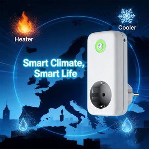 Controlador de Calefacción por Suelo Radiante para Interiores, con <span class=keywords><strong>WiFi</strong></span>, Compatible con <span class=keywords><strong>Enchufe</strong></span> Europeo de 220V, Ahorro de Energía, <span class=keywords><strong>Termostato</strong></span> Digital para Sala de Estar - Product Image 1