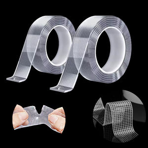Strong Double Sided Adhesive Nano <strong>Tape</strong> Clear Removable Extra Strong Sticky Strip Heavy Duty Mesh Nano <strong>Tape</strong> - Product Image 1