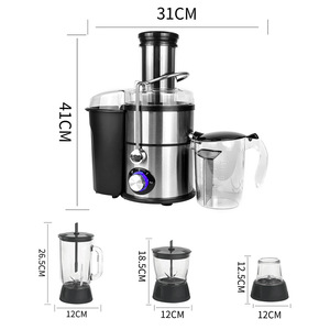 Licuadora Multifuncional de 1001 ml y 1500 ml con Diseño de Cabezal Inclinable para Hacer Jugos de Frutas - Product Image 4