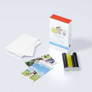 Kit de cartouches d'encre et papier photo compatible <span class=keywords><strong>Canon</strong></span> Selphy CP1300 CP1200 CP1500 CP910 CP900, 108 feuilles, <span class=keywords><strong>format</strong></span> carte postale - Product Image 5