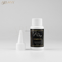 ARLANY 30ml Dissolvant de colle pour extensions capillaires à lampe UV LED Speed Master, Dissolvant de colle thermofusible pour pointes de kératine, Solution de dissolvant pour bandes adhésives