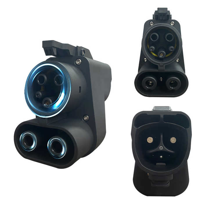 Nacs to Ccs1 Dc Adapter Ev Charger Adapter Electric Car Adapters for tesla