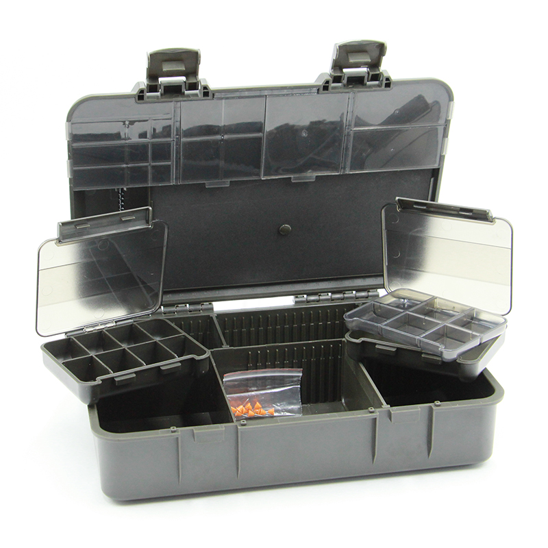 carp terminal tackle box NGT Dynamic System slot case for hooks Selco High Quality Multi-function Carp