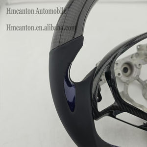 Volante Deportivo de Fibra de Carbono con Revestimiento de Cuero Liso y Franja Superior para Infiniti G27 G37, el Más Popular - Product Image 4