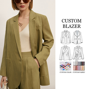 OEM 2023 nuevo verano <span class=keywords><strong>blazer</strong></span> Blazers Damas Mujeres Blazers personalizados con logotipo para mujeres - Product Image 1