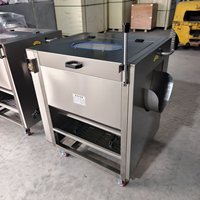 Machine à laver et à peler le gingembre de type brosse à haute efficacité pour les usines de transformation alimentaire