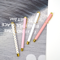 Impression de motif populaire sur le marché, luxe personnalisé avec logo, stylo à rouleau en métal