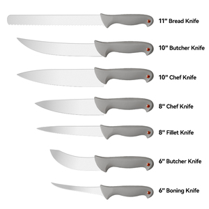 Professionnel en acier à haute teneur en carbone 11 pouces couteau à pain dentelé tranchant PP poignée NSF cuisine commerciale hôtel <span class=keywords><strong>Restaurant</strong></span> trancheuse à pain - Product Image 4