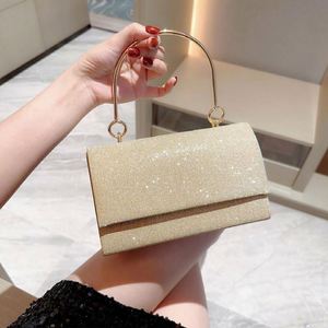 Kadınlar İçin Abiye El Çantası, Parti, Balo, Düğün İçin Simli Üst Saplı Clutch Çanta - Product Image 3