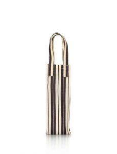 Custom Size Logo Colors Eco Friendly Striped Recycled <b>Nylon</b> Single Wine Bottle Carrier Gift Bag - Product Image 5